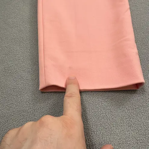 Missoni Italy Dress Pants 42 Women Pink Straight Leg Mid Rise Valentino Zipper