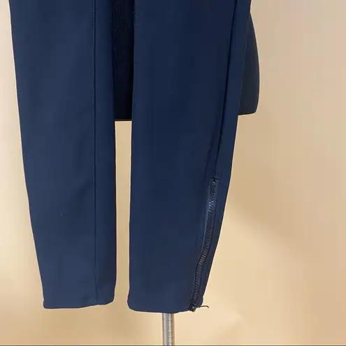 Genetic Denim 🛍️ Jet Black James Nylon Ankle Zipper Pants Size 25