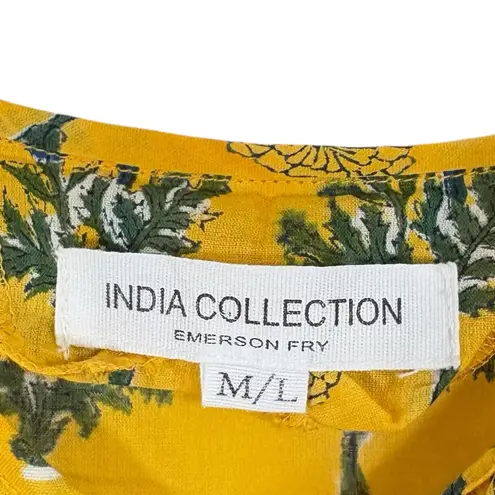 EMERSON FRY INDIA COLLECTION marigold yellow angel dress M L Size M