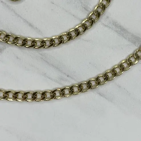 Gold Tone Flat Chain Link Purse Handbag Replacement Strap ✨