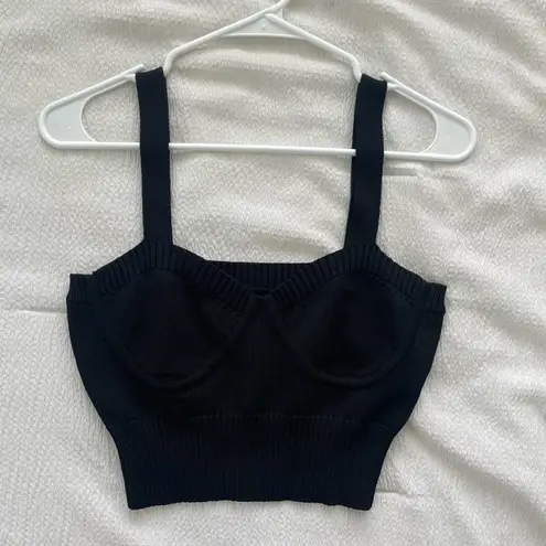 Endless Rose Black crop top