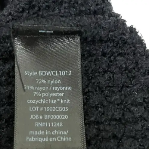 Barefoot Dreams CozyChic Lite Cardigan Black Women’s Size Small Open Front Soft