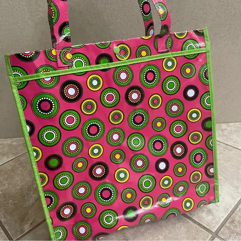 MSC Mainstreet Collection 14x14x4” Tote w/Handles Colorful Bag Light Wright