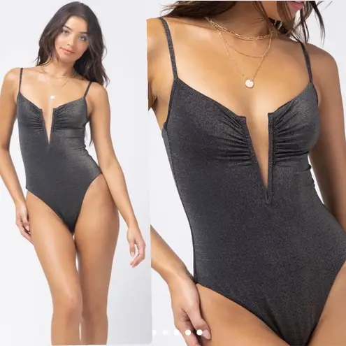 L Space  Black One Piece Swimsuit