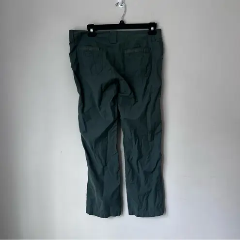 Marmot  Ginny Hiking Pants Womens Green Roll Up UPF30 Stretch Lightweight Sz 12