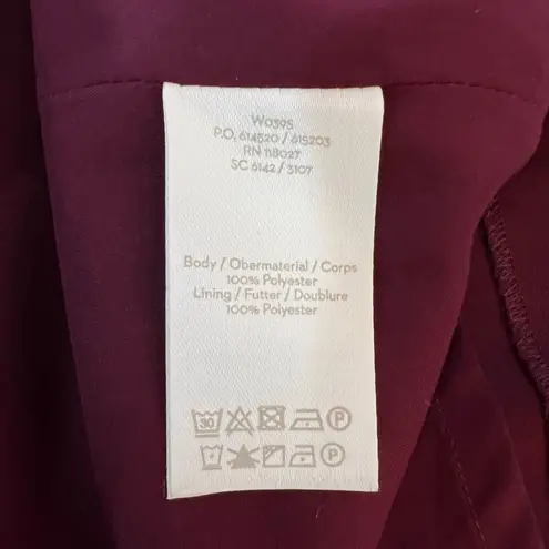 Boden Addie burgundy 3/4 sleeve business professional dress size 4