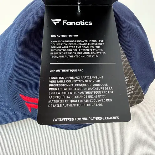 Fanatics New York Rangers Hat Cap Mens Womens NHL Fan Gear Adjustable Blue Red