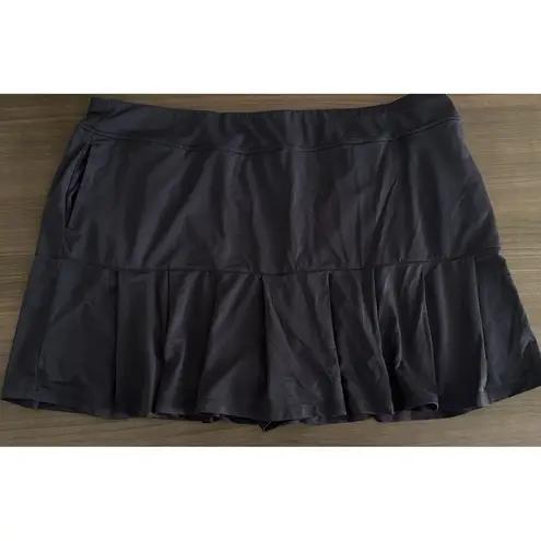 Sport Haley Ginny Skort XXL Dark Blue Black Pleated Ruffle Golf Tennis Athletic Size undefined