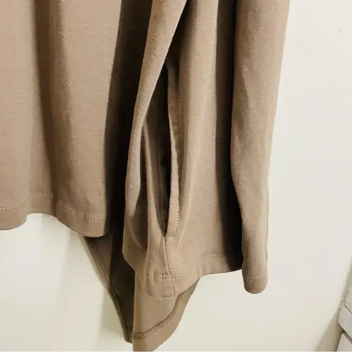 J. Jill Perfect Pima Cascade Cardigan Women’s XL Brown 100% Pima Cotton