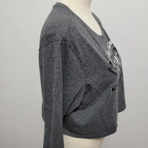 Nba San Antonio Spurs cropped long sleeve tee size small