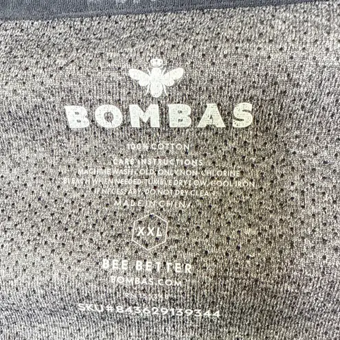 Bombas Size XXL Gray Pullover Sweatshirt Crew Neck Pockets Contrast Stitching