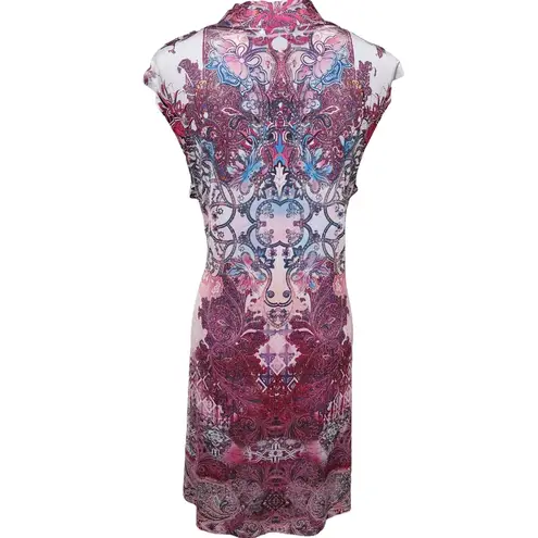 Emerald Micro Jersey Knit Sleeveless Stud Embellished Flip Flop Dress 2X