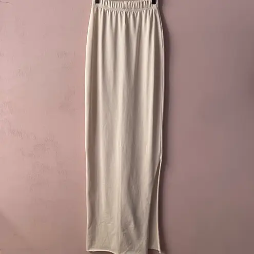 Naked Wardrobe Nude Bodycon Maxi Skirt Size XS EUC