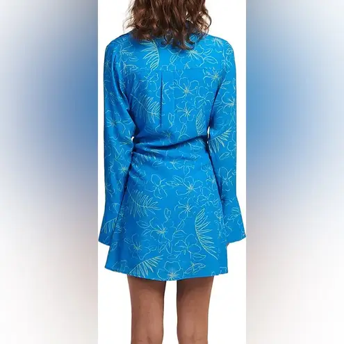 Charlie Holiday NWOT Amanda Floral Long Sleeve Tie Waist Minidress