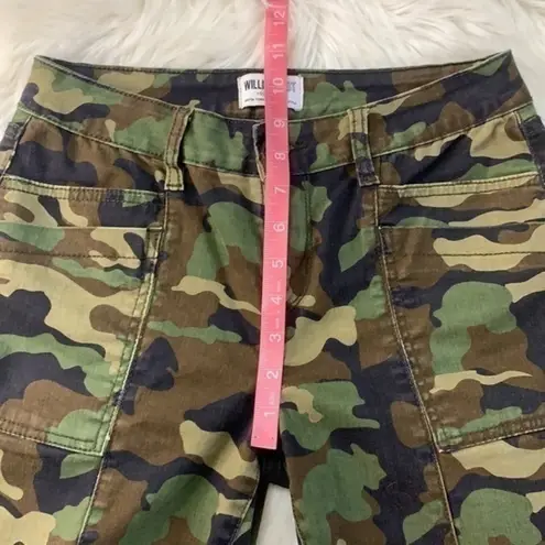 William Rast slim skinny camouflage utility jeans