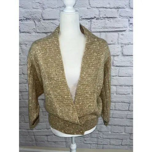 Rosebud Vintage 80s Women’s Coastal Grandma Cardigan Wool Blend Sweater Size L