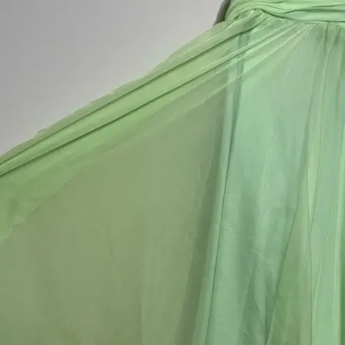 Mac Duggal Ruffle Tiered Cut Out ChiffonGown