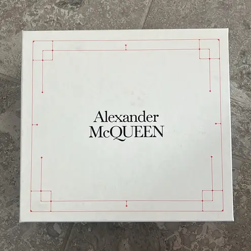 Alexander McQueen NEW Double Buckle Punk Mule in Apricot, Size 39.5 Retail $1050