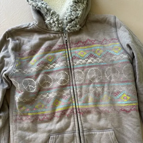 Mudd Vintage  Sherpa Lined Hoodie - Image 5