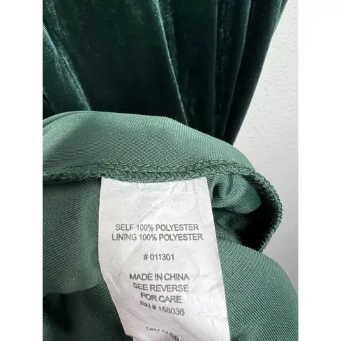 Birdy Grey Alex Velvet Maxi Dress XXL Emerald Green