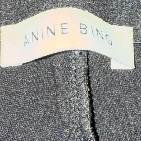 ANINE BING | Toby Short Pull On Elastic Waist Black size Small