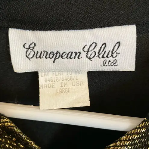 Vintage Gold Silver Lame Button