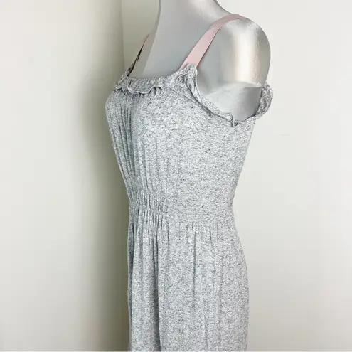 Rebecca Taylor JERSEY TANK Maxi DRESS Size Medium lagenlook in Gray