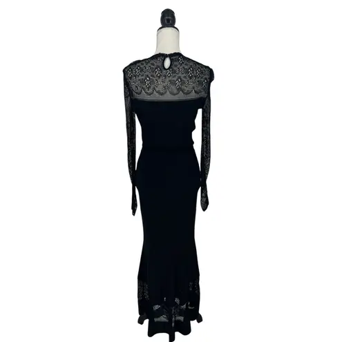 Alexander McQueen Lace And Ribbed-Ottoman Midi Dress