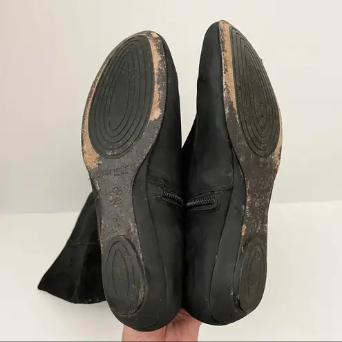 Gentle Souls by Kenneth Cole Black Laser Cut Boots