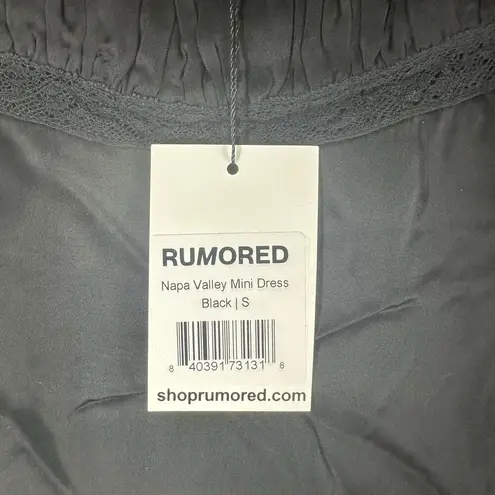 Rumored Napa Valley Mini Little Black Party Night Out Dress Size Small
