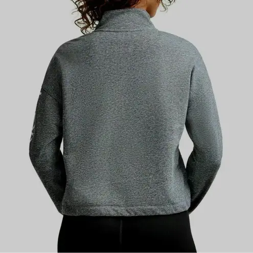 Calvin Klein  Half Zip Oversized Athletic Crop Pullover Sz Small