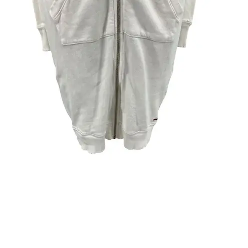 n:philanthropy Manuka Long Zip Up Hoodie in White Size XS