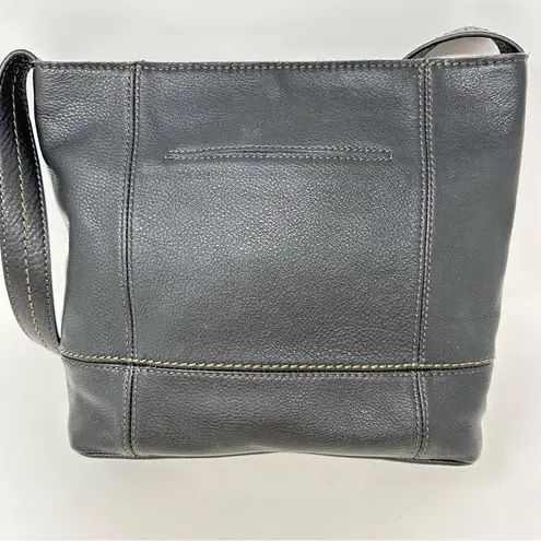 The Sak De Young Hobo Leather Shoulder Bag Black
