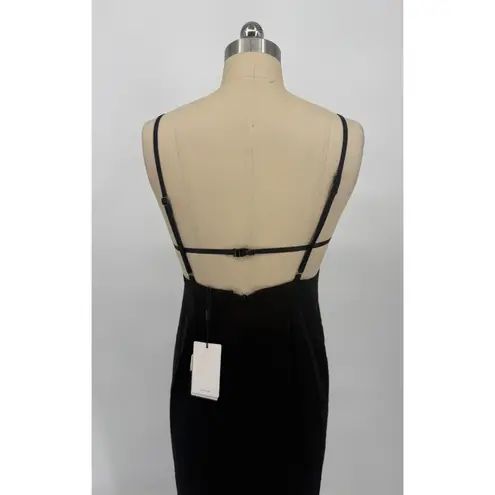 Reiss NWT Rochelle Strappy Midi Dress in Black Sz 2 $385
