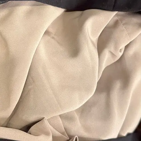 Marc New York Andrew Marc Ruffled Sleeveless Black Cocktail Dress Size 8