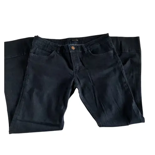 Massimo Dutti Womens Dark Wash Flared Jeans Size 8