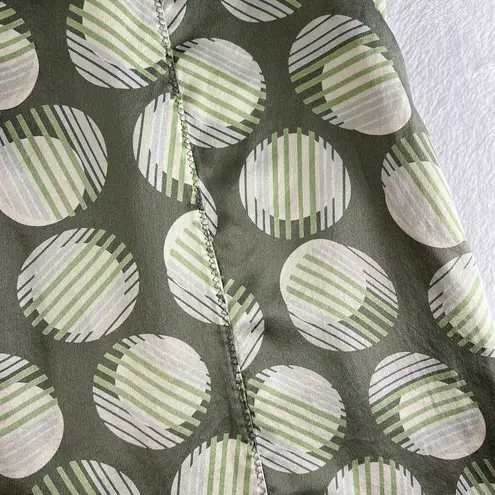 Amanda Smith VTG Y2k 8 Skirt Silk Slip Fairy Whimsy Bella Swan Midi Coquette Green Flowy