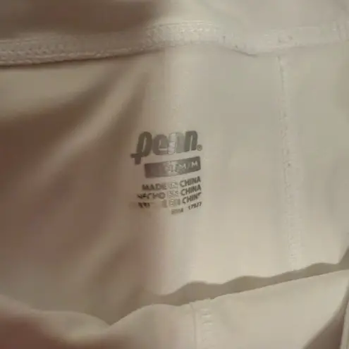 Penn White Skort with Flared Skirt and Elastic Waistband Size M