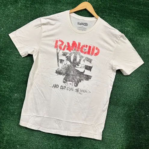 Rancid And Out Come the Wolves Punk Rock Band Tee L
