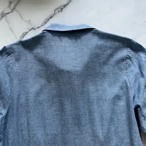 Trovata Audra Jumpsuit vintage Indigo Sz M Lagenlook Boho Chic Chore Minimalist Blue Size M