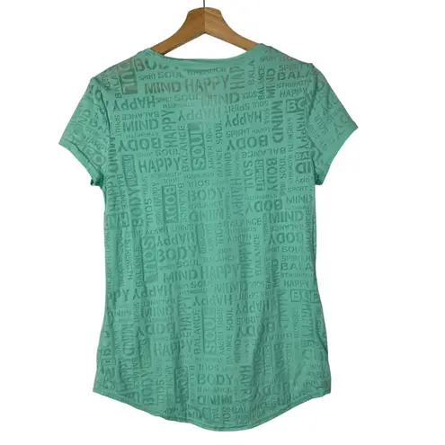 Tek Gear  Turquoise Blue V-Neck Short Sleeve Athletic Top S