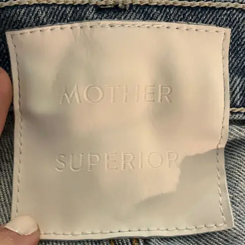 MOTHER The Snapped Ditcher Flood Jeans, size 26 Blue