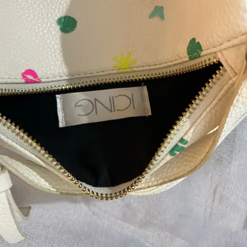 Icing White Crossbody Bag with Colorful Accents