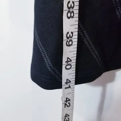 Leota New York Striped Fit and Flare Belted Dress Bell Sleeves