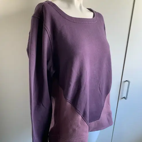 The North Face grape square neck Large sweatshirt