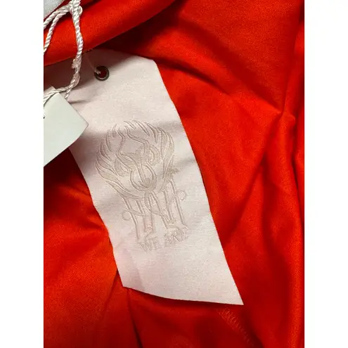 NWT We are HAH Maiden Memphis Prairie Boho Bustier Corset Dress Size Medium Red