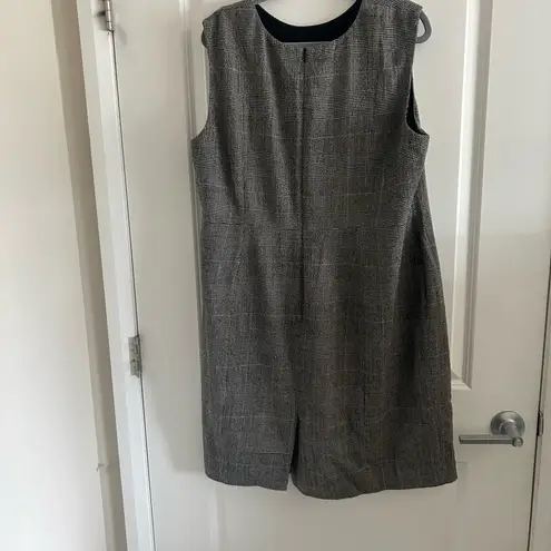 MM.LaFleur Gray Sheath Midi Dress Sleeveless