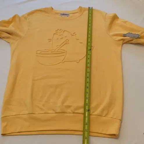 Pusheen Embossed Baking Pullover Sweatshirt Top Small S NWT