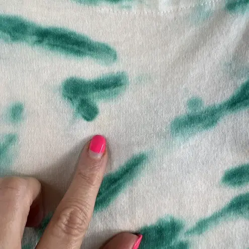 Vtg 90s In Gear L Large Tunic Top Dress Tie Dye USA Whimsy Fairycore Balletcore Green