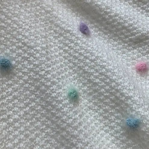 | Kittenish crochet pom pom loungewear pants